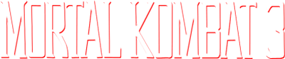Mortal Kombat 3 logo for Sega Master System